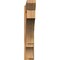 Ekena Millwork Balboa Slat Rough Sawn Outlooker, Western Red Cedar, 8"W x 44"D x 44"H OUT08X44X44BOA06RWR - alternate 2